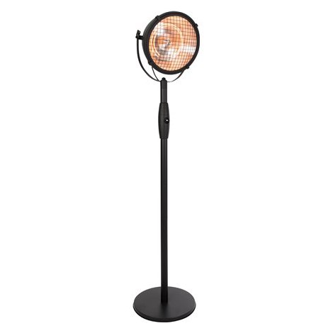 SUNRED | Heater | RSS19, Indus Bright Standing | Infrared | 2100 W | Number of power levels | Suitable for rooms up to m² | Bla